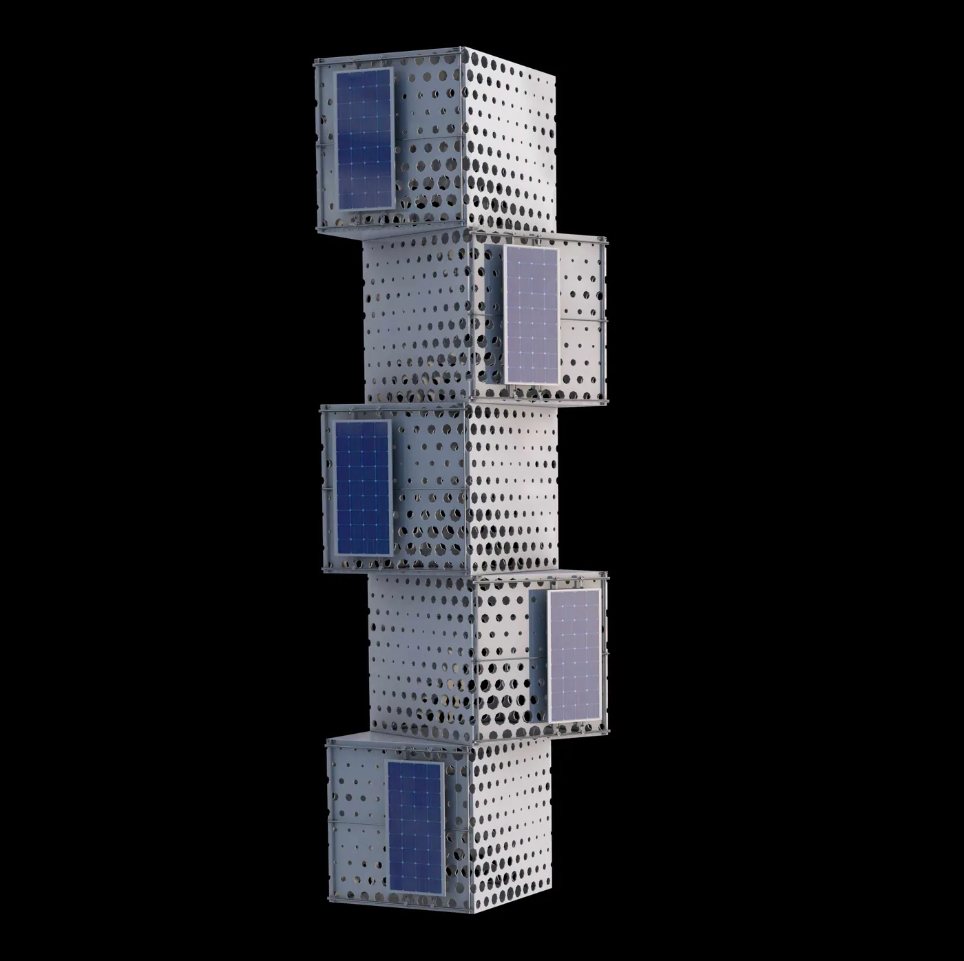 Solarscraper mit integrierter Photovoltaik-Fassade