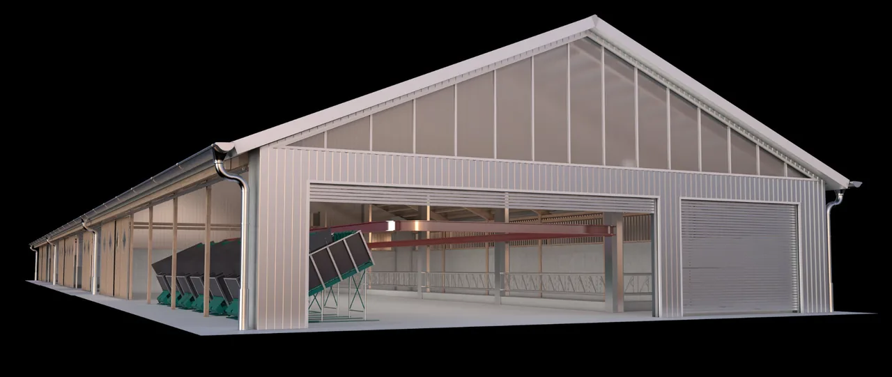 GEA Farm — Stall rechte Seite