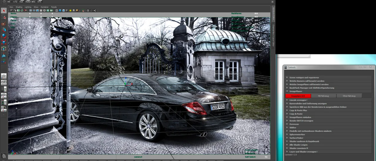 ImagePlaner — 3D-Modell präzise an die Referenz angepasst