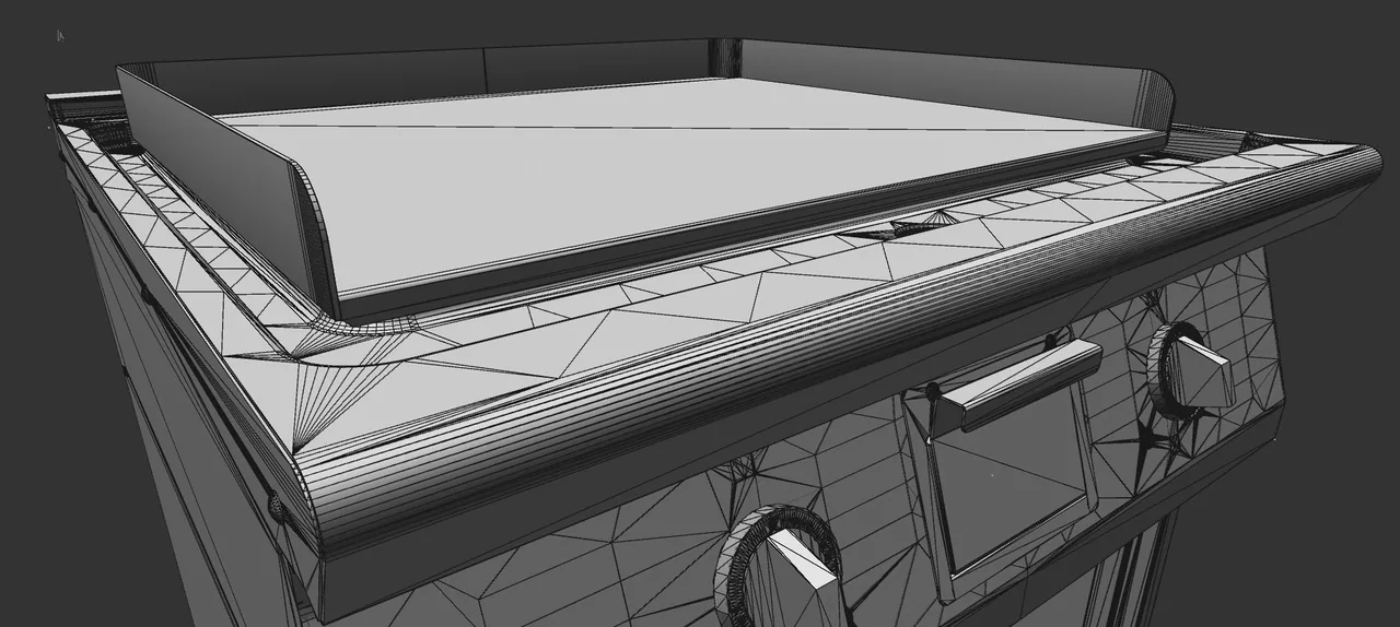 Küchengeräte — Viewport-Screenshot, Szenenaufbau in Cinema 4D