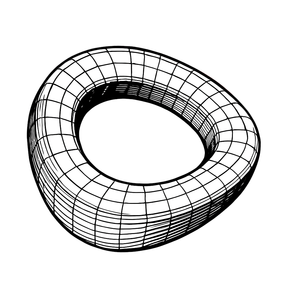 CreateVisions Wireframe-Torus