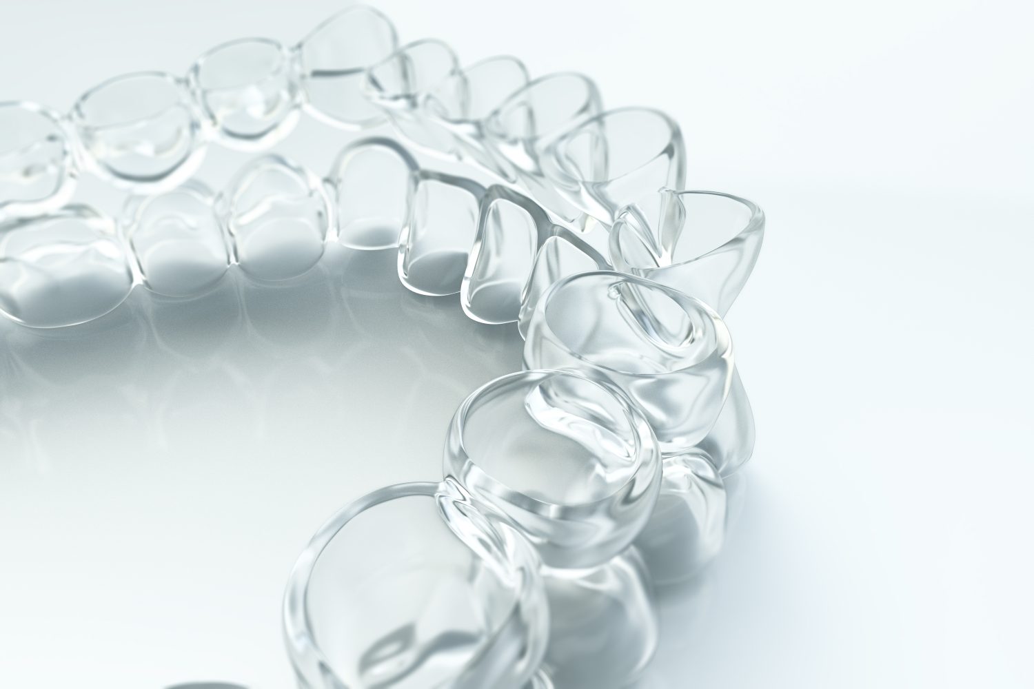 Transparente Aligner-Schiene (Invisalign-Typ)
