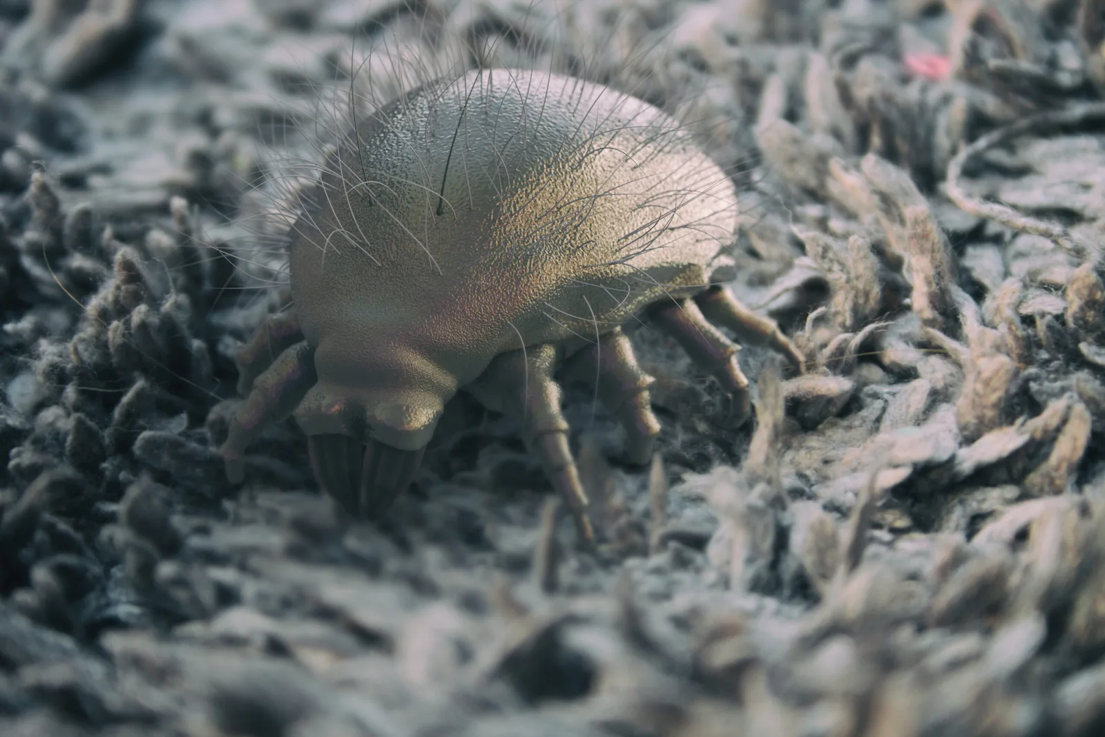 Milbe — fotorealistische 3D-Visualisierung