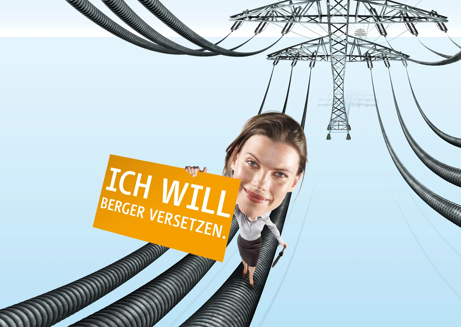 RWE — Energie-Kampagne, Strommast Key Visual